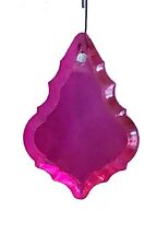 New 50mm Fuchsia French Pendalogue crystal jewel prism ornament sun-catcher  picture
