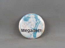 Vintage Band Pin - Megadeath Blur Graphic - Celluloid Pin  picture