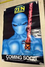 Zen the Intergalactic Ninja Poster PROMO Nintendo NES Comic Wall Art 1991 Rare picture