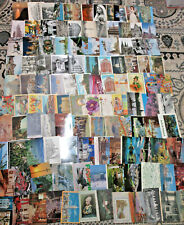  Lot of 120 Antique/Vintage Postcards,1900 and recent range  (B2)  . picture