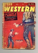Two-Gun Western Pulp 2nd Series Aug 1956 Vol. 3 #3 GD- 1.8 picture