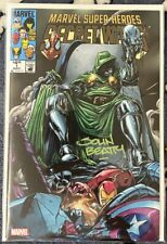 Marvel Super Heroes Secret Wars #1 Megacon Trade Variant Signed By John Beatty picture