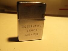 1964-65 ZIPPO LIGHTER HQ USA ADGRU ARNGUS 1959-64 Army National Guard picture