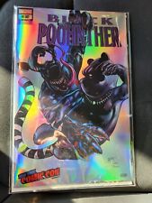 Black poohnther  2022 NEW YORK COMIC CON EXCLUSIVE FOIL ONLY 75 PRODUCED picture