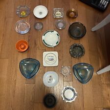 Vintage Ashtray Lot, 18 Total Most Advertising… All From Estates picture
