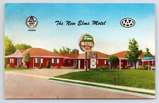 c1940s~50s~Route 27~New Elms Motel~Fort Thomas~Campbell~Kentucky KY VTG Postcard picture