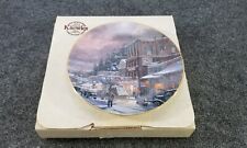 EDWIN M. KNOWELS CHINA CO. COLLECTORS PLATE 21 WINTERS IN BOX picture