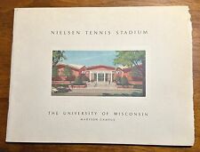 Vintage Nielsen Tennis Stadium Brochure - University of Wisconsin Madison Campus picture