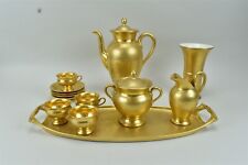 Pickard Gold Daisy 13 Piece Tea Set Tray Teapot Creamer Sugar Teacups picture