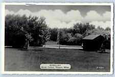 Winger Minnesota MN Postcard Kvell-Ro Sioux Corner Cabin Trees c1960's Vintage picture