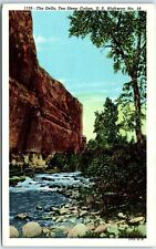 Postcard - The Dells, Ten Sleep Canyon, U.S. Highway No. 18 - Wyoming picture