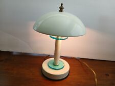 Vintage Mid Century Ivory White Small Mushroom Lamp picture