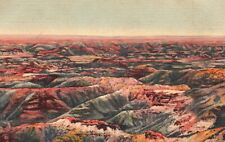 Postcard AZ Painted Desert Arizona Aerial View Posted 1939 Vintage PC J6745 picture