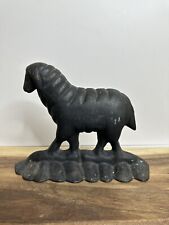 Vintage Cast Iron Sheep Doorstop  (Weighs  4 Pounds) picture