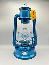 Dietz #80 Blizzard Hurricane Oil Lamp Burning Lantern Blue picture