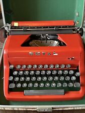 1955 Royal Senior Companion Typewriter Custom Red W/Case TTPD ~ Read Description picture