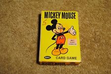 Vintage 1965 Mickey Mouse Card Game Russell Mfg. Made in USA picture