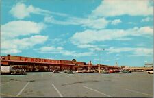 Vintage Southtown Plaza Woolworth Old Cars Rochester New York Postcard D156 picture
