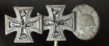 WWI Imperial German Army Iron Cross Medal Bar Mini Stickpin Rare 1914 1917 WW1 picture