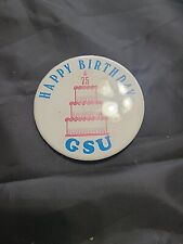 A53 Vintage Happy Birthday GEORGIA State University Button Pinback 3