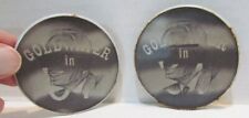 PAIR 2 BARRY GOLDWATER IN '64 FLICKER ACTION POLITICAL PINBACK BUTTONS VARI-VUE picture