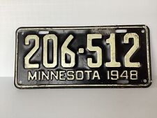 Vintage 1948 Minnesota License Plate picture