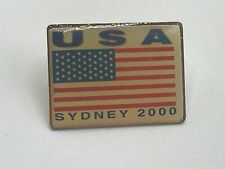 USA Sydney 2000 Olympic Games Pin American Flag A7 picture