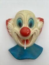 Vintage Bozo Clown Chalkware String Holder Wall Hanger picture