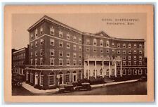 c1910's Northampton MA, Hotel Northampton Building Cars Street View Postcard picture