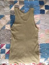 1940s WWII Under shirt Tank top army green Small XS M Original picture