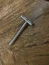 Stirling Soap Co. Baili Stepless Twist-to-Open Adjustable Silver DE Safety Razor picture