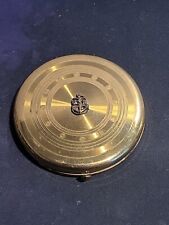 vintage wadsworth compact Gold Plated  Usn Navy Sterling Silver  Usn Symbol   picture