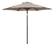 7.5 Foot Push-Up Round Market Umbrella Tan picture