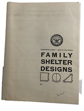 Vintage Booklet: Fallout Shelters - Family Shelter Designs Illustrated - DoD 196 picture