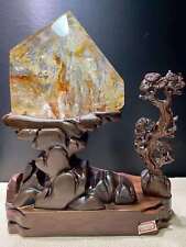 Fine natural crystal all wrapped stone ornamental stone , Nice color，classy picture