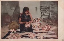 Hopi Moki Basket Weaver Antique Postcard Copyright 1902 Detroit Photographic Co picture
