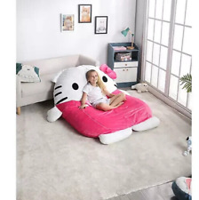 Hello Kitty Sanrio Super Soft 2 IN 1 Lounger Nap Mat Sleeping Bag NEW picture
