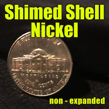 STEEL Shim Shell US Nickel Coin for Magic Tricks Use with Bat, Raven or Magnets picture