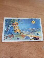 I NEVER ENJOYED MYSELF SO MUCH, VINTAGE LOVE POSTCARD,  STAMPED 1934 picture