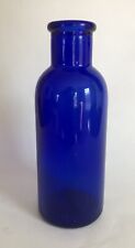Antique American Apothecaries Co New York Cobalt Blue Salvitae Apothecary Bottle picture