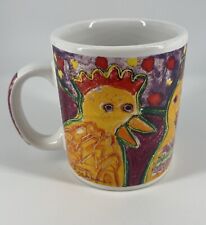 Coffee Mug Cup Chaleur Chickens Hen by DAN MAY Colorful picture
