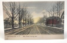 c. 1900's Lestershire , New York , Main Street Looking West ,  Postcard picture