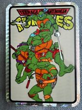 1989 Super Rare Tmnt Turtles Attack Prism Vending Machine Unused Sticker picture