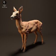 Breyer size 1/9 trad resin companion animal roe deer doe - white resin picture