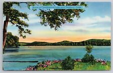 Lake Candlewood Scene Danbury Connecticut Postcard picture