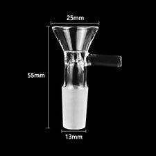 100 PCS Glass Bowl 14mm Premium Classic Funnel Slide Tobacco Smoking Water  Bong picture