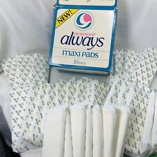 Always Deodorant Maxi Pads 29 Count Movie TV Prop Open Box Advertising Vintage picture