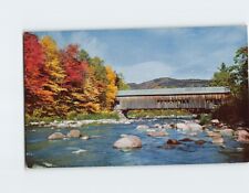 Postcard Covered Bridge Swift River Passaconaway New Hampshire USA picture