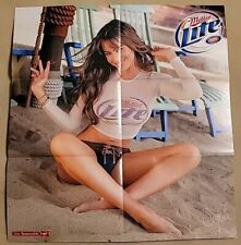RARE 2003 Sports Illustrated Miller Lite SOFIA VERGARA Fold Out Poster 20”x22” picture
