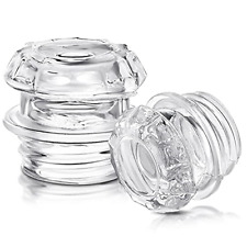 2 Pieces Coffee Percolator Glass Top Replacement Glass Coffee Filter Knob Top picture